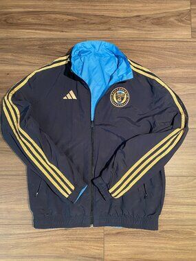 Philadelphia Union Adidas Reversible Jacket MLS Mens Size Small